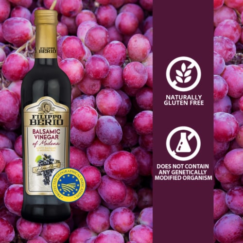 Filippo Berio® Balsamic Vinegar of Modena Perspective: back