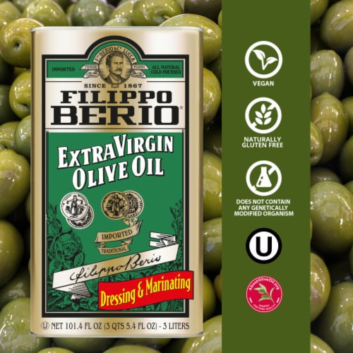 Filippo Berio Extra Virgin Olive Oil Perspective: back