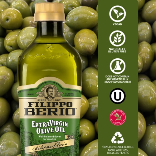 Filippo Berio Extra Virgin Olive Oil Perspective: back