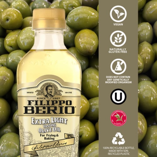 Filippo Berio Extra Light Tasting Olive Oil Perspective: back