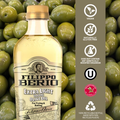 Filippo Berio Extra Light Tasting Olive Oil Perspective: back