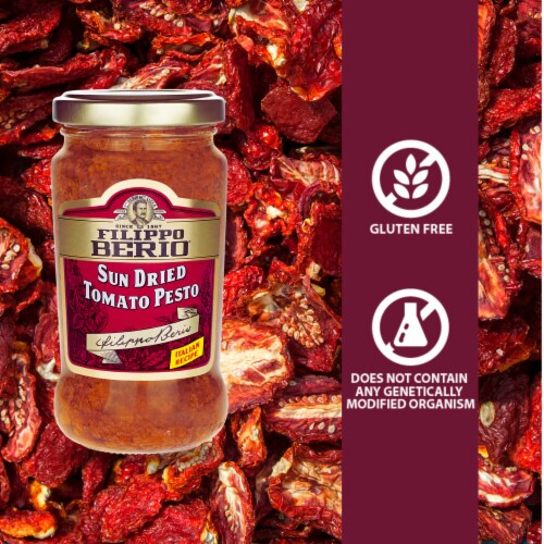 Filippo Berio® Sun Dried Tomato Pesto Perspective: back