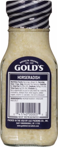 Gold's® White Horseradish Sauce Perspective: back