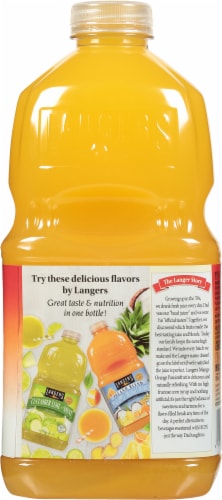 Langers Mango Orange Passion Fruit Juice Perspective: back