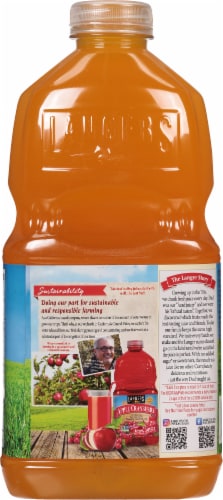 Langers® 100% Apple Peach Mango Juice Perspective: back