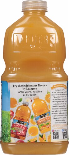 Langers 100% Pineapple Juice Perspective: back