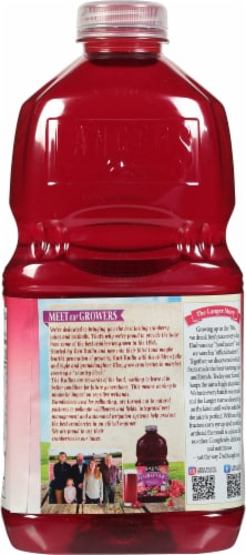 Langers Cranberry Juice Cocktail Perspective: back