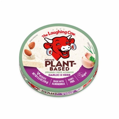 The Laughing Cow Plant-Based Garlic & Herb Perspective: back