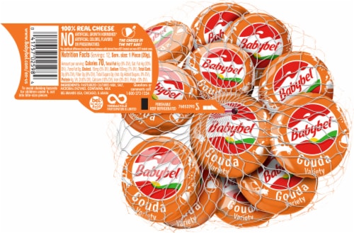 Babybel­® Mini Gouda Variety Pack Semisoft Cheese Fresh Sliced Deli Cheese Perspective: back