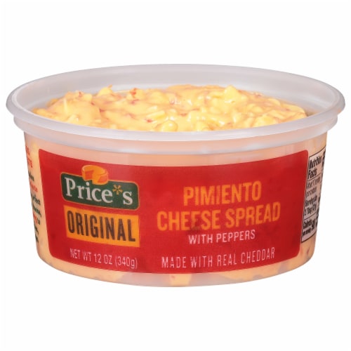 Price's Original Pimiento Cheese Spread Perspective: back