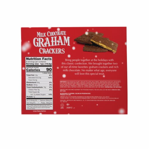 Brown & Haley® Milk Chocolate Graham Crackers Perspective: back