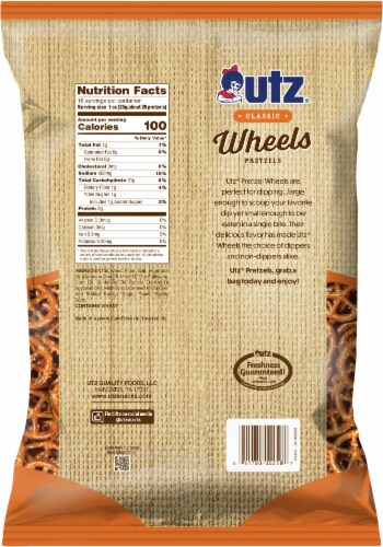 Utz® Classic Wheels Pretzels Perspective: back