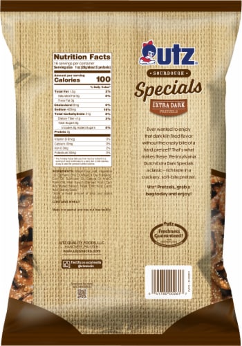 Utz Sourdough Specials Extra Dark Pretzels