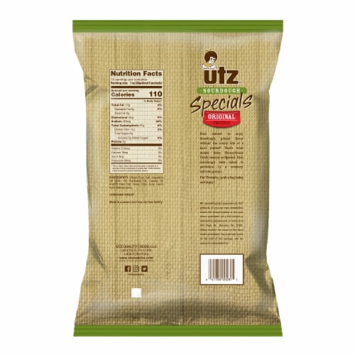 Utz® Original Sourdough Pretzel Specials Perspective: back