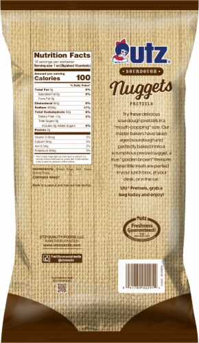 Utz® Sourdough Nuggets Pretzels Perspective: back