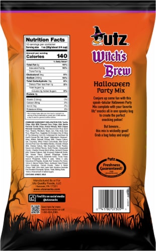 Utz® Witch's Brew Halloween Party Mix Perspective: back