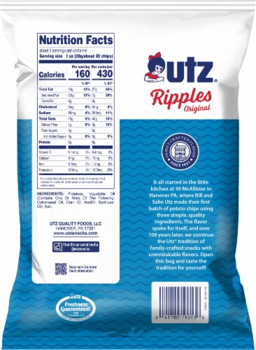 Utz Ripples Original Chips Perspective: back