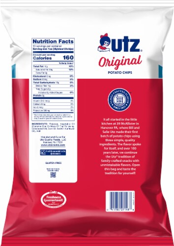 Utz® Original Party Size Potato Chips Perspective: back