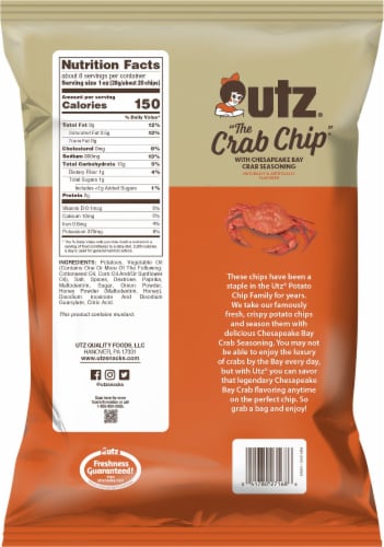 Utz The Crab Chip Perspective: back