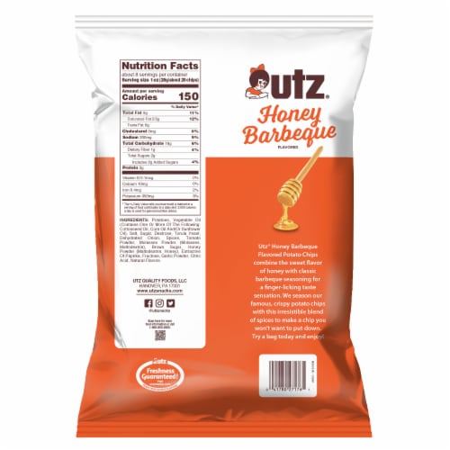 Utz® Honey Barbeque Potato Chips Family Size