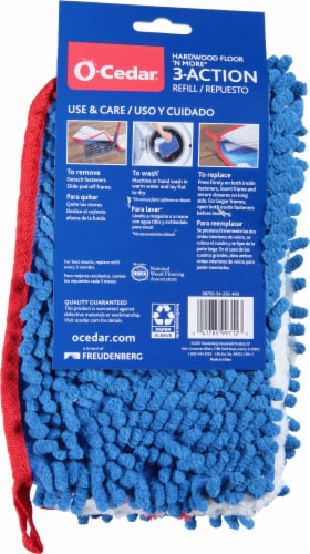 O Cedar 132590 M-F Microfiber Flip Mop Refill Perspective: back