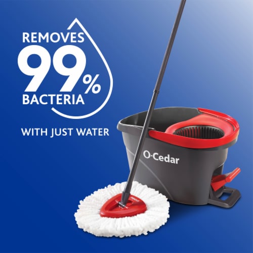 O-Cedar® Microfiber EasyWring Spin Mop & Bucket System Box, 1 ct - Fry's  Food Stores