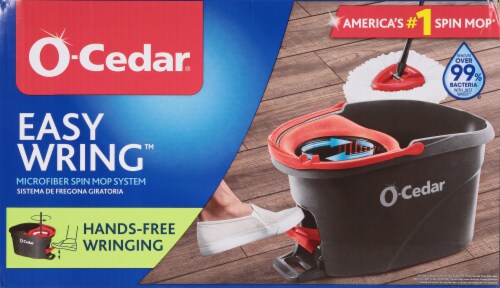 O-Cedar® Microfiber EasyWring™ Spin Mop & Bucket System Box Perspective: back