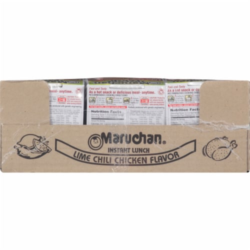 Maruchan® Instant Lunch™ Lime Chili Chicken Flavor Ramen Noodle Soup Perspective: back