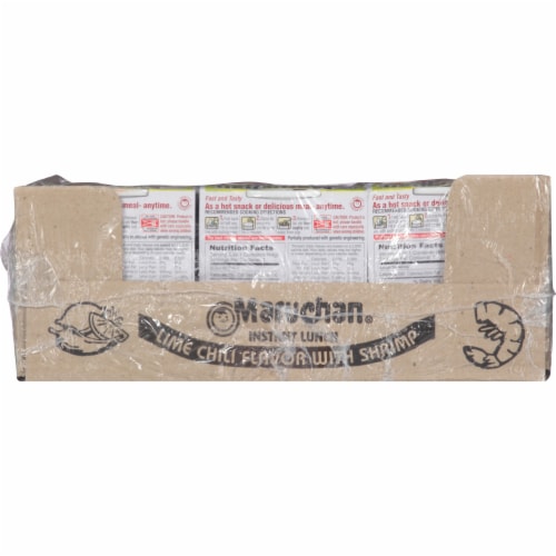 Maruchan® Instant Lunch™ Lime Chili With Shrimp Flavor Ramen Noodle Soup Perspective: back