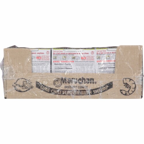 Maruchan® Instant Lunch™ Lime Chili With Shrimp Flavor Ramen Noodle Soup Perspective: back