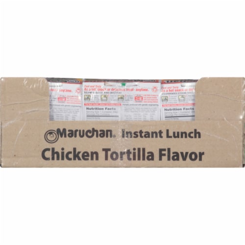 Maruchan® Instant Lunch™ Chicken Tortilla Ramen Noodle Soup Perspective: back