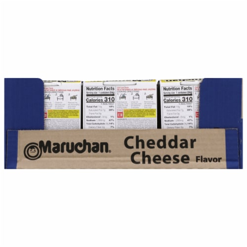 Maruchan Instant Lunch Cheddar Cheese, 2.25 oz, Pack of 4