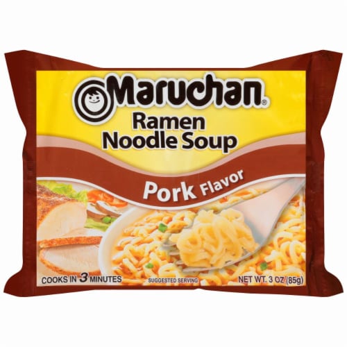 Maruchan Supreme Pork Noodle Soup Perspective: back