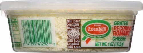 Locatelli Grated Pecorino Romano Cheese Perspective: back