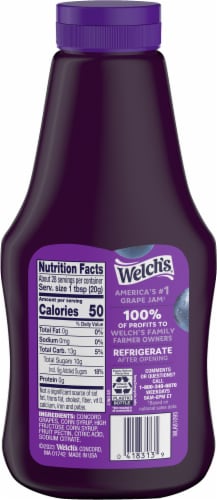 Welch's® Concord Grape Jam Perspective: back
