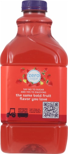 Welch's® Zero Sugar Strawberry Juice Drink Perspective: back