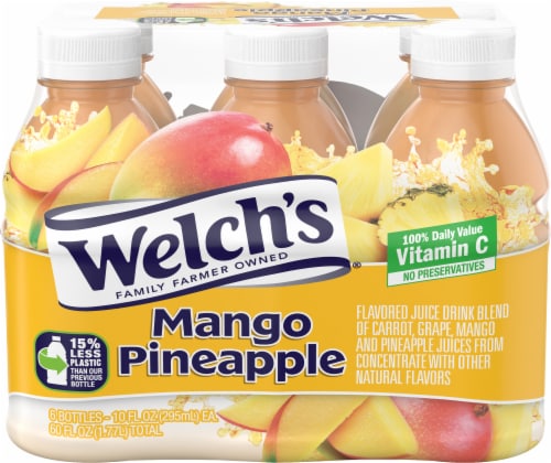 Welch's® Mango Pineapple Juice Drink Perspective: back