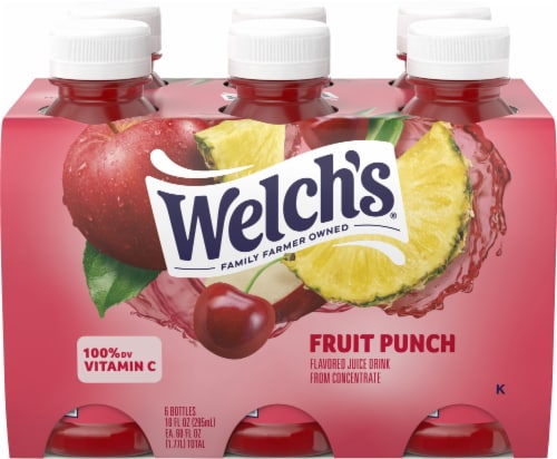 Welch's® Fruit Punch Juice Drink Perspective: back