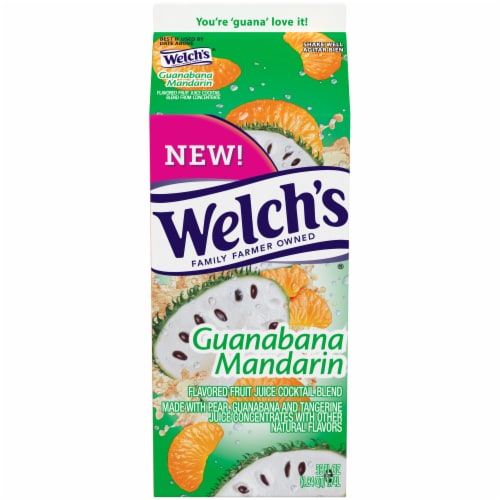 Welch's Guanabana Mandarin Juice Cocktail Perspective: back