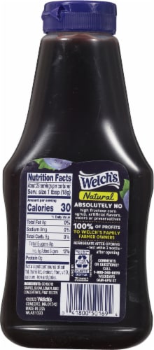 Welch's® Natural Concord Grape Squeeze Spread Perspective: back