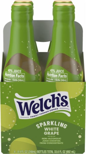 Welch's® White Grape Sparkling Non-Alcoholic Juice Cocktail Perspective: back