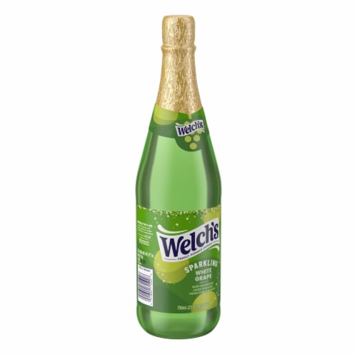 Welch's 25.4 oz Sparkling Juice Cocktail - White Grape Perspective: back
