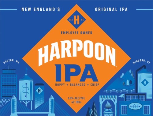 Harpoon IPA Beer Perspective: back