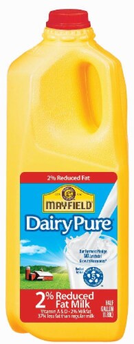 Dairy Pure 2% Reduced Fat Milk Perspective: back