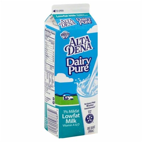Dairy Pure 1% Milk Perspective: back