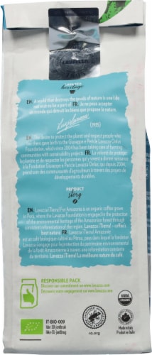 LavAzza Tierra Organic Amazonia Ground Coffee Perspective: back