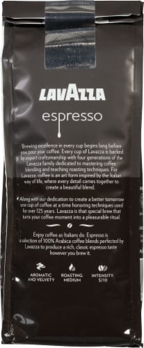 LavAzza Espresso Italiano Medium Roast Ground Coffee Perspective: back