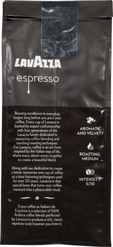 LavAzza Espresso italiano Coffee Perspective: back