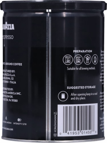 LavAzza Caffe Espresso Ground Coffee Perspective: back
