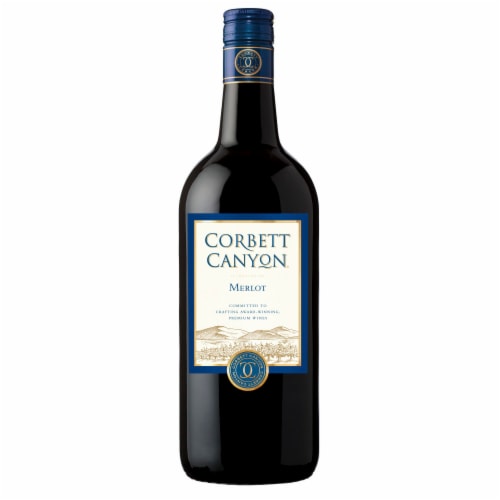 Corbett Canyon Merlot Red Wine Perspective: back